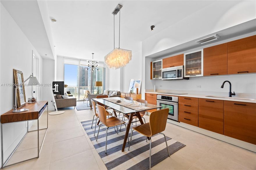 Beautiful Fully Furnished unit decorated with a great taste. 5 stars Condo, 24 Hours Concierge, Fitness Center, Sauna, Jacuzzi, Kids Playground and car charger for electrical vehicle. Walk access to restaurants, shops, & nightlife. Easy access to I95, beaches, downtown, airport and more. Huge balcony overlooking bay.