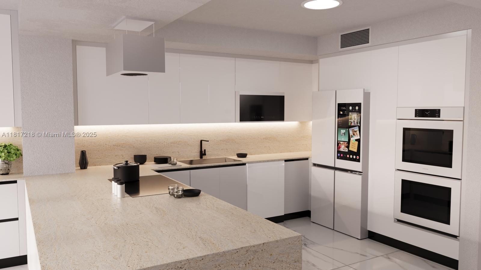 Beautiful 3 bedroom with brand new kitchen!Renderings of the brand new pictures attached