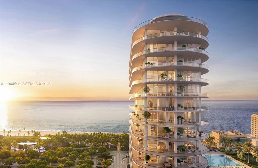 72 Carlyle rises 20 stories and features 134 residences, bringing the Italian Riviera lifestyle to Miami Beach, designed by Piero Lissoni. Offering one-to-three- bedroom residences with expansive terraces, soaring 10' ceilings, and floor to ceiling glass, every home features panoramic sunrise-to-sunset views of the Atlantic, Intracoastal, and surrounding lush parks. Residents enjoy over 45,000 SF of curated amenities, including a resort pool, padel court, spa, fitness center, social lounges, a rooftop sky terrace, and a private beach club operated by the Boucher Brothers. Located just steps from the beach and Oceanside Park, and minutes from Bal Harbour Shops, Surfside, the Faena District, and South Beach, 72 Carlyle offers refined coastal living with unmatched convenience.