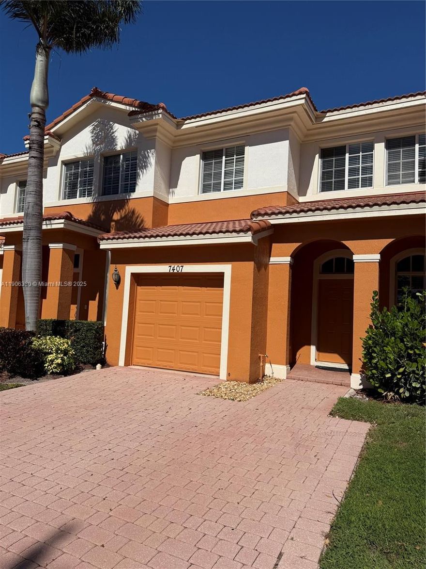 For rent beautiful 3 bed 3 bath townhouse in Briella in Boynton Beach. Close to the Florida Turnpike, shopping plazas and great schools. Top-tier community resort style pool tennis court, children playground, professionally landscaped surroundings and pet friendly.