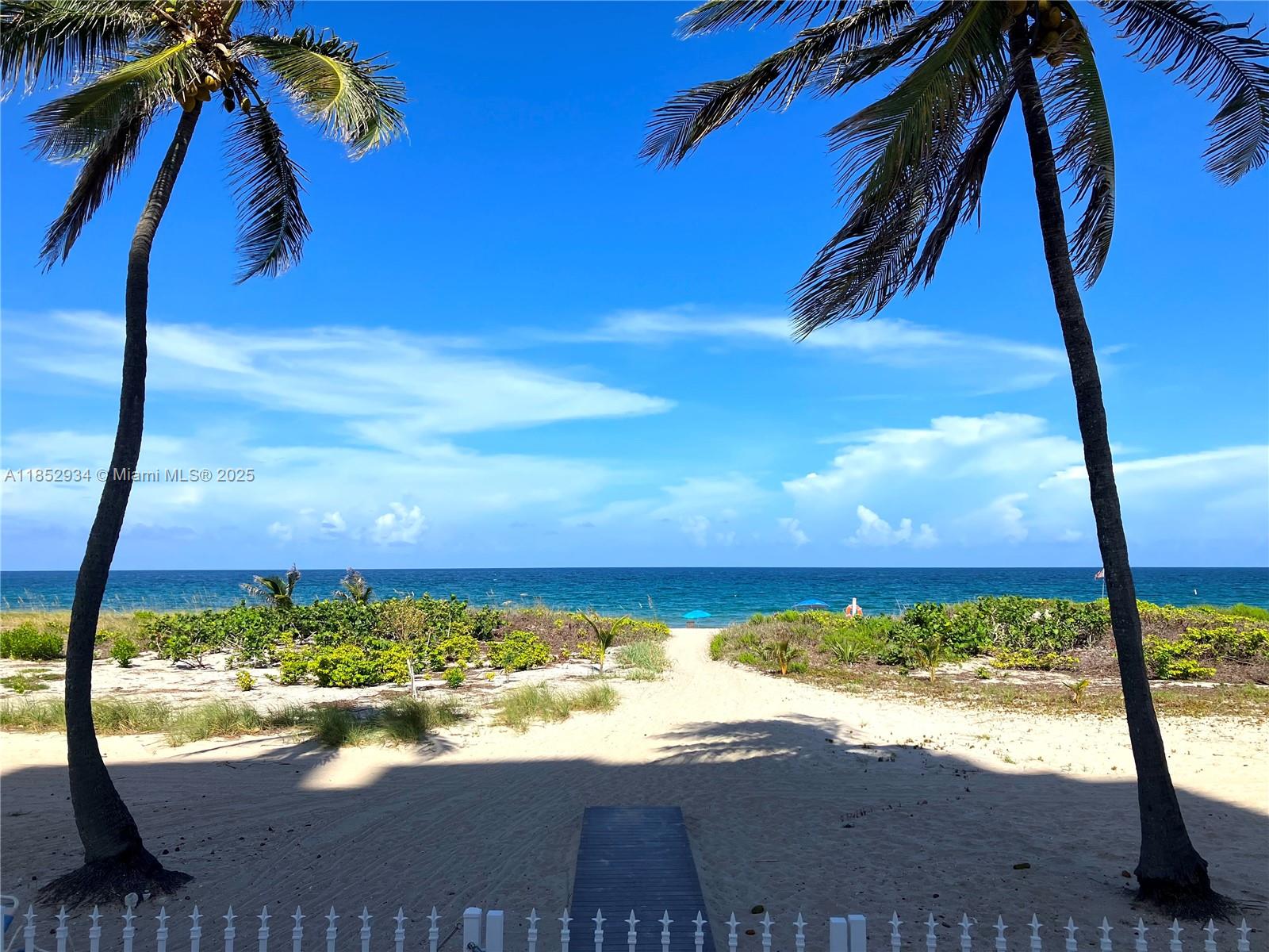 Step into beachside luxury with this newly renovated true 2-bedroom, 2-bath condo in the highly desirable Royal Coast—an oceanfront building located right on the sand with direct beach access. Situated on the top floor, this elegant residence features high ceilings, a modern kitchen, updated bathrooms, floor and a convenient washer/dryer combo. Enjoy ocean breezes from your private balcony and take advantage of resort-style amenities including a beachfront pool, fitness center, and BBQ area. One covered parking space included. Located in Lauderdale-by-the-Sea—one of the nicest cities to live in—you’re just steps from the sand, shops, dining, and entertainment. Owner-Agent.
