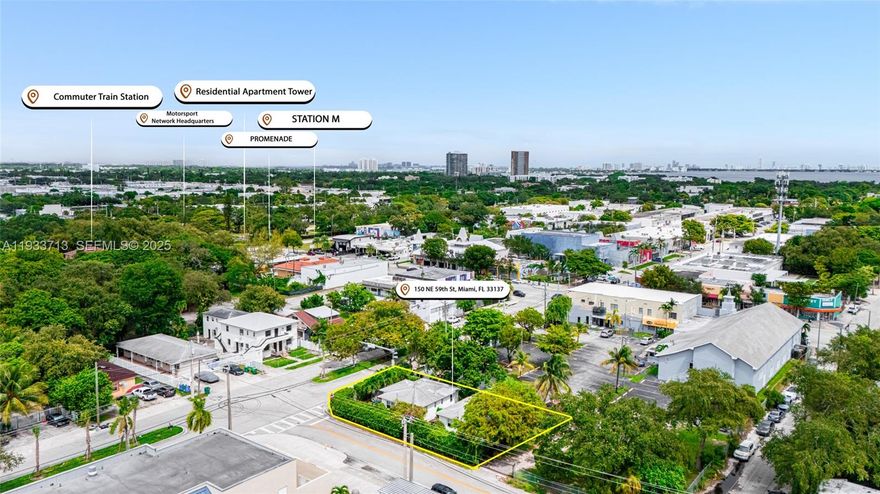 Prime redevelopment site in Miami's Little Haiti/Innovation District. Corner T5-R parcel allows by right up to 5 stories and 8 residential units with 17,825 buildable SF. Currently improved with a four-plex. Two Duplexes - 4 fully legal corner units (no middle units) all with private outdoor spaces .Each unit features 1bed/ 1bath generating $82,800 year in gross annual income, with potential to increase to approximately 90k. .Located in the heart of the  Innovation District neighborhood directly behind a full block church fronting NE 2nd Avenue ,offering stability, privacy and unique positioning .Less than half mile from the planned Tri-Rail Station Northeast Corridor and close to Wynwood, Design District and Biscayne Blvd. Across from Laundromat Art Space gallery and 1 block away from Magic City, Located in the heart of the  Innovation District neighborhood   .Flood zone X.Net return 5.5% including new buyer's property taxes.