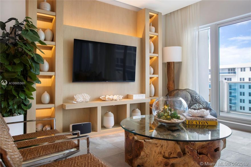 Enjoy the sights and sounds of the ocean in your trophy Penthouse located at 1 Hotel & Homes, South Beach! Featuring lavish home elements, delivered fully furnished by Brazilian design house Artefacto. Bring the outside in, floor to ceiling sliding doors make this a spacious 3 bed, 3.5 bath seem endless. Experience hotel living with access to all services including housekeeping, valet, concierge, in-room dining, 14,000 sqft gym, Bamford Haybarn SPA, Restaurants, Rooftop pool & more!