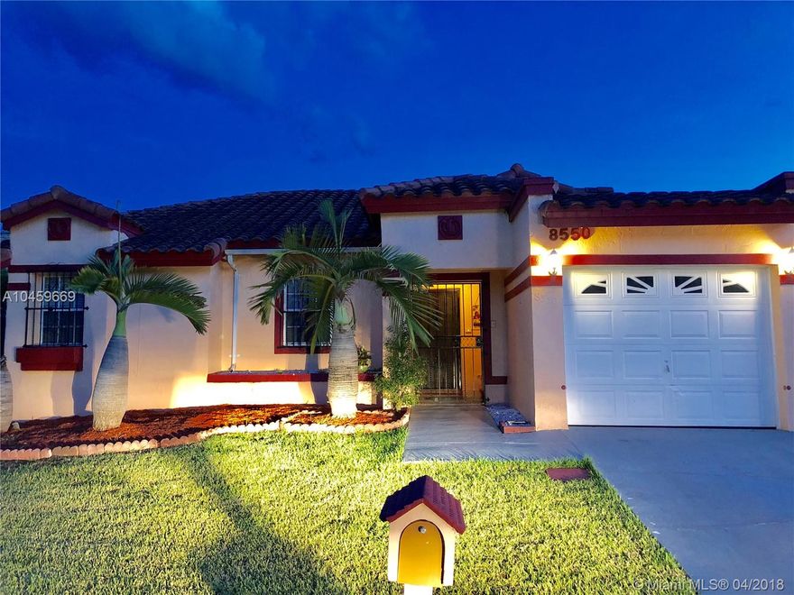 BEAUTIFUL SINGLE FAMILY HOME 3 SPACIOUS BEDROOMS & 2 BATHS WITH 1 CAR GARAGE - GATED COMMUNITY @ “CHANTARELLE BY THE BAY” IN THE CENTENNIAL COMMUNITY IN CUTLER BAY!!! TILED THROUGHOUT.  WASHER & DRYER. FENCED YARD. WALK-IN CLOSET IN MASTER BEDROOM. CLOSE TO SCHOOLS, PARK, BLANK POINT MARINA, SHOPPING CENTERS, 5 MINUTES FROM TURNPIKE EXPRESS WAY. LOW HOA FEE MONTHLY $79.00.  HOUSE IN VERY GOOD CONDITION READY TO MOVE IN!!! EASY TO SHOW!!!