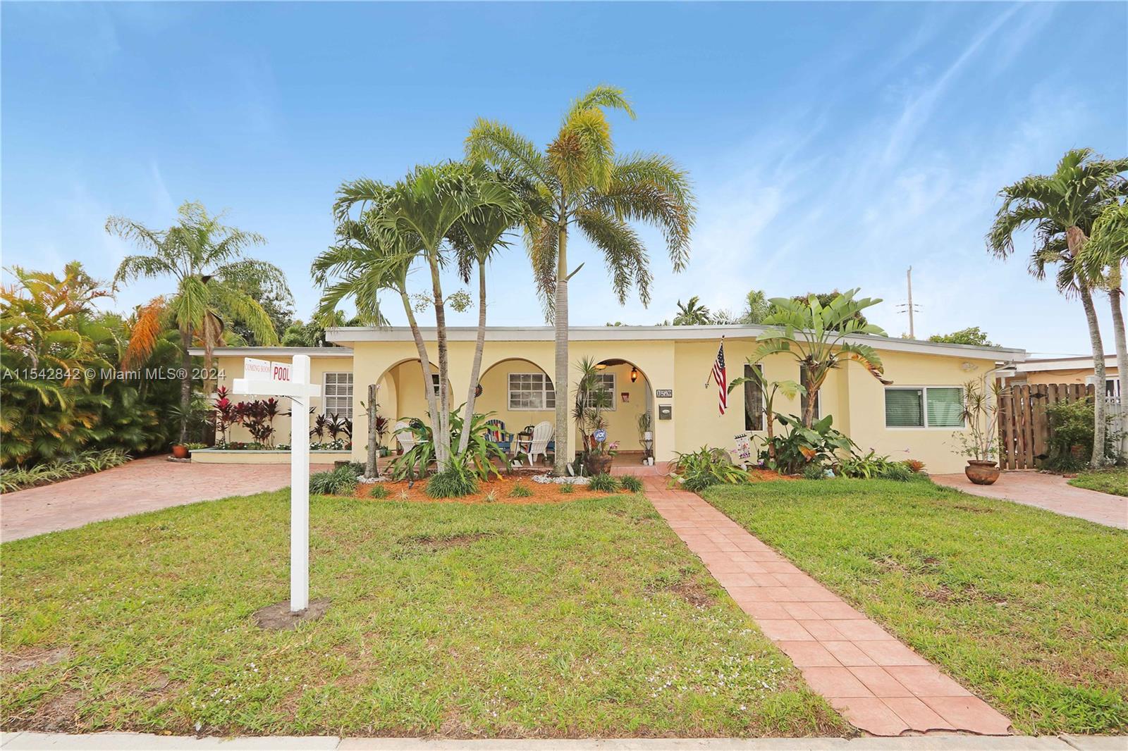 Discover your dream home in Hialeah, Florida, at 1270 West 62nd Street. This spacious 4-bedroom, 2-bathroom residence offers 2,200 square feet of living space on a generous 7,650-square-foot lot. There is a bonus room with a private entrance that can be used as storage. Direct TV Dish and coax cable to the living and master bedroom and Mini-Split A/C new in 2023. Water heater and Main A/C new in 2022. Perfect for families, the property features a private pool, inviting outdoor spaces, and a welcoming living area for gatherings. Situated in the heart of Hialeah, residents enjoy easy access to amenities, shopping, dining, parks, and schools. Don't miss the opportunity to own this exceptional home, where comfort, convenience, and Florida living converge seamlessly.