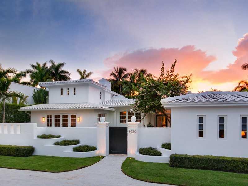 Architectural wonder on gated Sunset Island I. This classic estate originally built by Carlos Schoeppl has been renovated & restored to perfection in 2014. Inspiring indoor/outdoor entertaining areas, stunning landscaping, impressive guest suites & priva te 2nd floor master w/ walk-in dressing room. Gated & secure with minutes to South Beach. This is a house that will impress the most discerning of buyers. Oversized lot. Generator, Pool. The distinct features of this home show the epitome of fine living.
