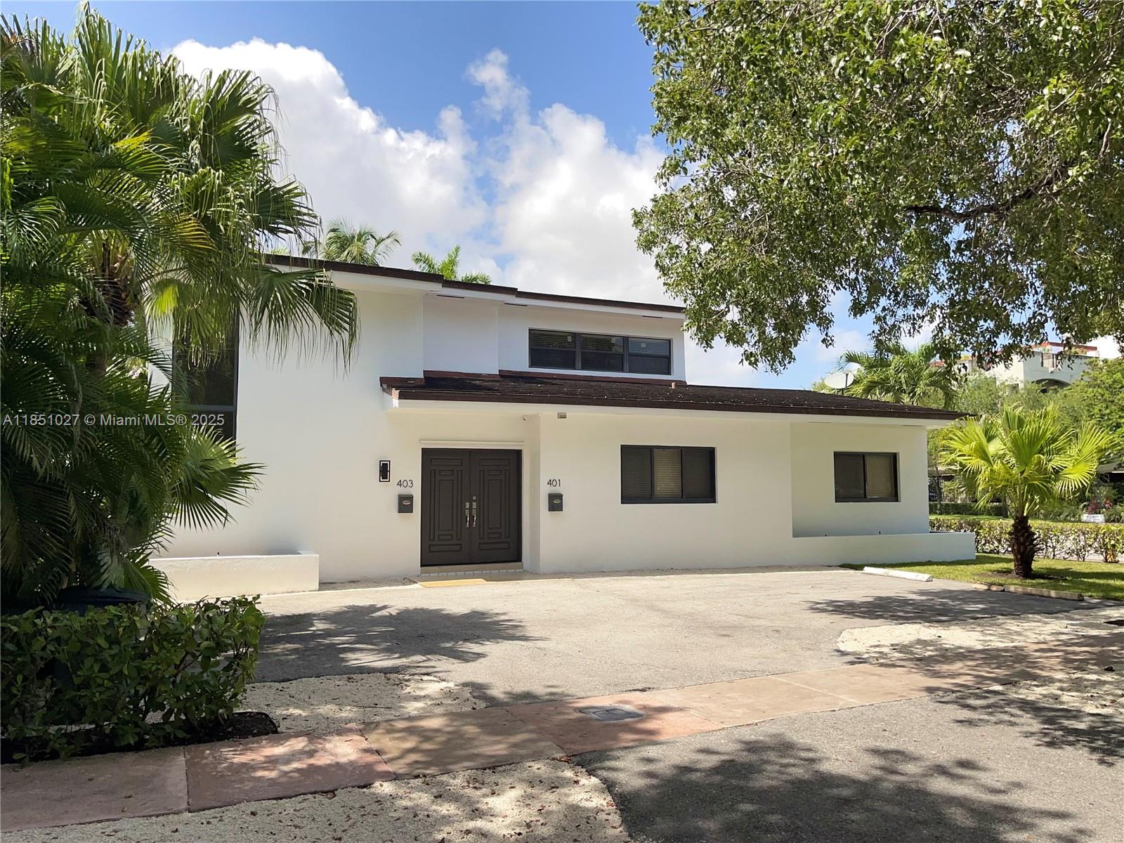Spacious and bright 3 bedroom 3 bathroom duplex near Granada Golf Course and Miracle Mile. Home features living, dining and family room, updated kitchen and bathrooms, all tiled floors, impact windows, large laundry room and beautiful back yard with covered terrace great for entertaining. Easy to show.