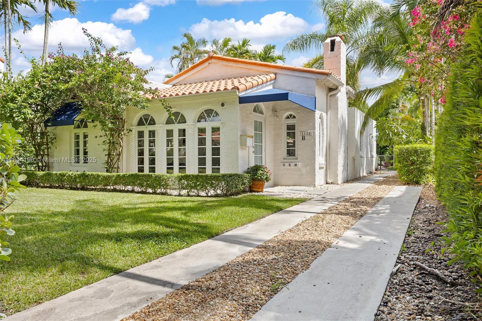 This charming Old Spanish home in Coral Gables was built in 1926 and features original
wood floors, arched walls, and a fireplace that highlight its historic character. Modern
updates include new bathrooms, custom closets, a comfortable family room, and upgraded
impact windows and doors installed in 2024—blending classic style with today’s comforts.
The backyard offers a brick patio, a spacious covered bar, and a tranquil pool surrounded
by lush landscaping. The lot is larger than most at 50 by 150 feet, providing extra space and
privacy. Conveniently located near Coral Gables’ Restaurant Row and Miracle Mile, with
easy access to some of the city’s best dining, shopping, and entertainment.
