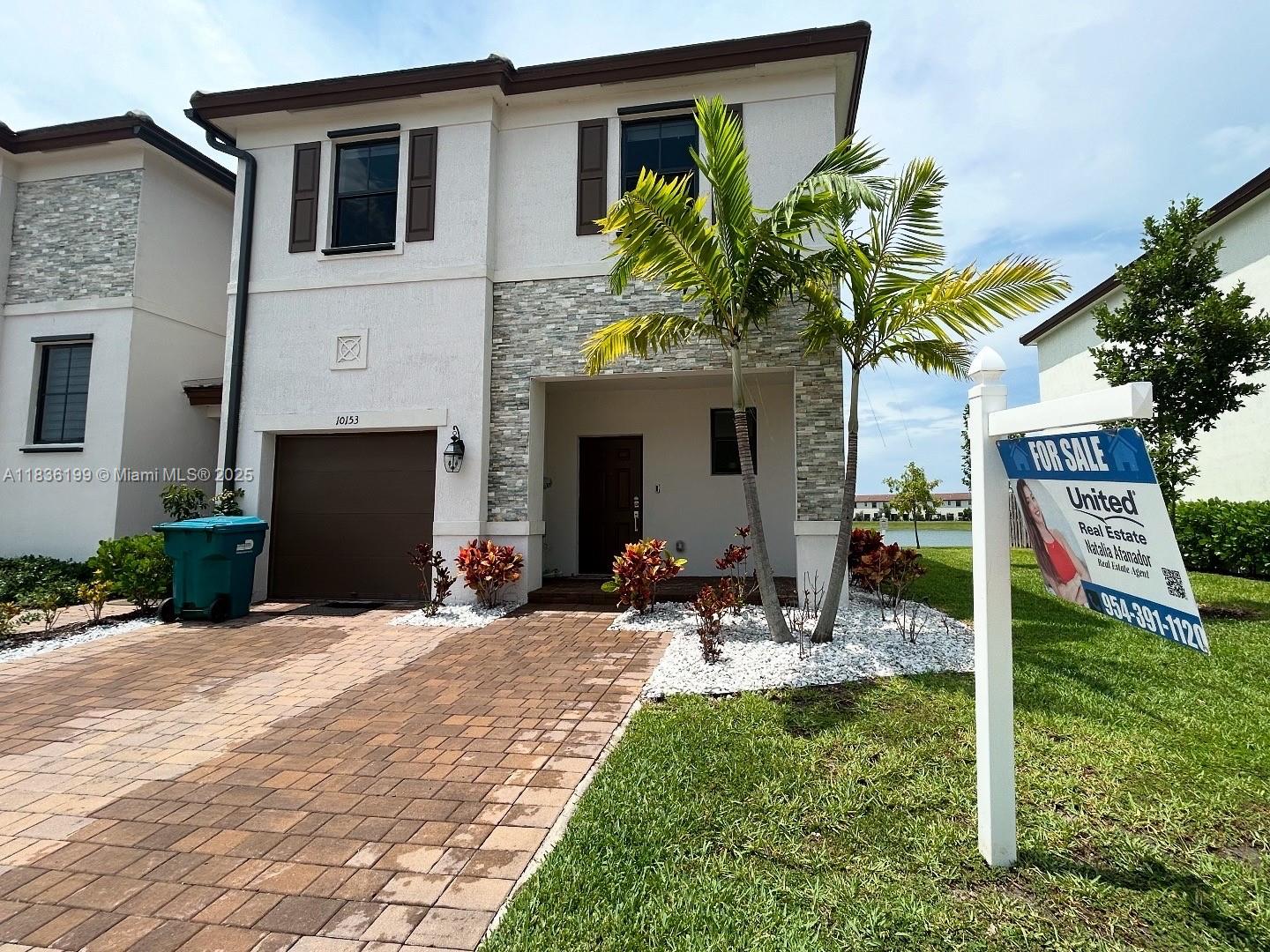 Spacious and well-maintained 3 bedroom, 2.5 bath corner townhouse with 1815 sq ft of living space in the sought-after Cutler Bay community. Open floor plan with natural light throughout. Modern kitchen features stainless steel appliances. Master bedroom includes walk-in closet and en-suite bath. In-unit washer and dryer. Enjoy relaxing lake view from the master bedroom and the backyard. Corner unit offers extra privacy and green space. Low HOA. Located near parks, shopping, schools, and major highways.