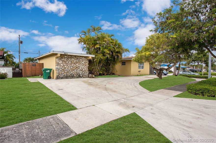 Stunning 3 bedroom, 2 bathroom house on a large corner lot! Property offers a remarkable layout that anyone would be sure to love, spacious bedrooms, french doors that provide great natural light throughout the home, family room, den, updated kitchen with beautiful cabinetry and stainless steel appliances, and many more features you have to see to believe! Large backyard with ample room for kids to play, entertaining or even a pool! Great neighborhood with no HOA. Just minutes away from the elementary and middle school, Cutler Bay Park, and Old Cutler Town Center where you have great shops, restaurants and a Publix Supermarket. This is a perfect property for any family, don't let this opportunity pass you by!