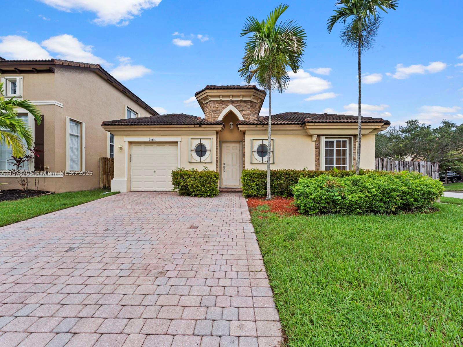 Beautifully maintained 3-Bedroom 2.5-Bath on a desirable cornet lot, offering extra yard space for outdoor enjoyment. Located in sought out gated community of Isles of Bayshore, surrounded by lakes, and state-of-the-art clubhouse and resort style amenities. This home features accordion shutters throughout for peace of mind. This property is currently the lowest price per square foot in the community, making it an exceptional value. A spacious layout and well cared for interior make this home move-in ready and perfect for relaxing or entertaining in your private fenced in backyard. Our community has many family events like golf cart parades, chili cook-offs, plus many more. Close to turnpike, downtown Cutler Bay & upcoming Legacy Park, and minutes from popular Black Point Mariana.