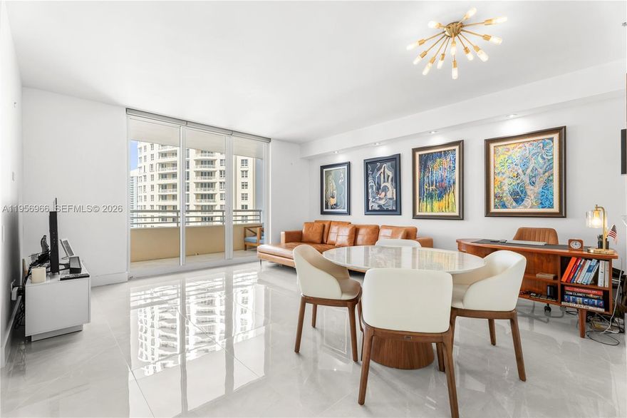 Discover your dream home in the heart of Brickell! This beautifully renovated 1-bedroom, 1.5-bath condo boasts breathtaking views of the city skyline and Biscayne Bay. Nestled in the exclusive community of Brickell Key, you'll love the Spanish porcelain floors, modern bathroom vanities, and a sleek kitchen with all-matching newer premium appliances. Amenities include a bayfront pool, two-level gym, basketball and tennis courts, squash courts, two jacuzzis, BBQ area, kids' playroom, private security, valet, and one assigned parking space.