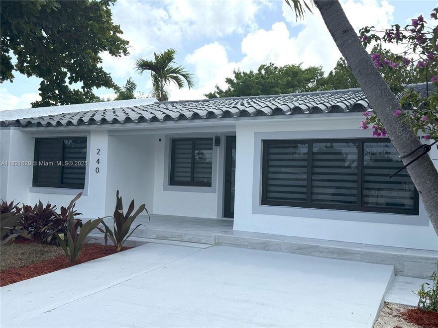 Amazing remodeled 6 bed/4 bath single-family home including 2 bed/1 bath in-law quarters with separate entrance. Perfect for additional income. Corner lot house in the heart of Coral Gables vicinity. Carport located at the side provides for additional parking.  Updates include: Electrical wiring and panel, PVC plumbing, new high-efficiency AC & ductwork, water heater, impact windows/doors, LED lighting. Lots of natural lighting, high ceilings and large bedrooms. Property is only 10 minutes from downtown Miami, Miami International Airport and University of Miami.  Great schools, shopping centers, and restaurants in the area.  Owner/Agent