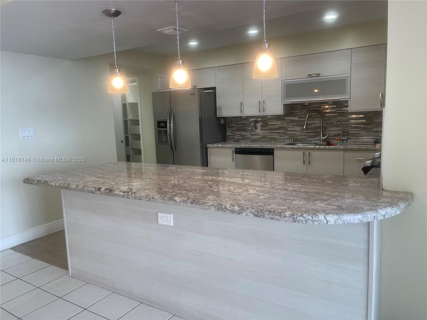 Millionaires Row, spacious 2/2 apartment. Beautiful remodeled large open kitchen, super spacious master bedroom with lots of closet space. Building is oceanfront with all amenities. Pool, party room, gym, game room, storage and restaurant on site. Brand new A/C and just freshly painted. Covered parking and 24 hour doorman. Building has 50 year certification.