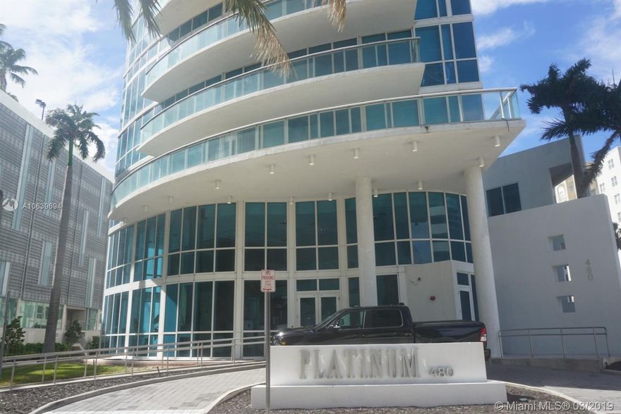Great opportunity to live at the boutique Platinum Condominium in Edgewater. Stunning views from the high floor balcony of Biscayne Bay and Downtown Miami. Well kept interiors that feature floor-to-ceiling windows to capture the spectacular views of the water. A state-of-the-art fitness center, lap pool, jacuzzi, steam room, sauna, tropical landscape, 24-hour security, concierge services, and 1 covered parking on the ground floor. Platinum Condominium is located minutes from Miami Design District, Trolleys, The Shops at Midtown, Miami Beach, Bayfront Park, Margaret Pace Park, bay walkway, American Airlines Arena, Frost Museum and PAMM. The Edgewater neighborhood is a short drive to the Adrianne Arsht Center, Port of Miami, Miami International Airport and South Beach.