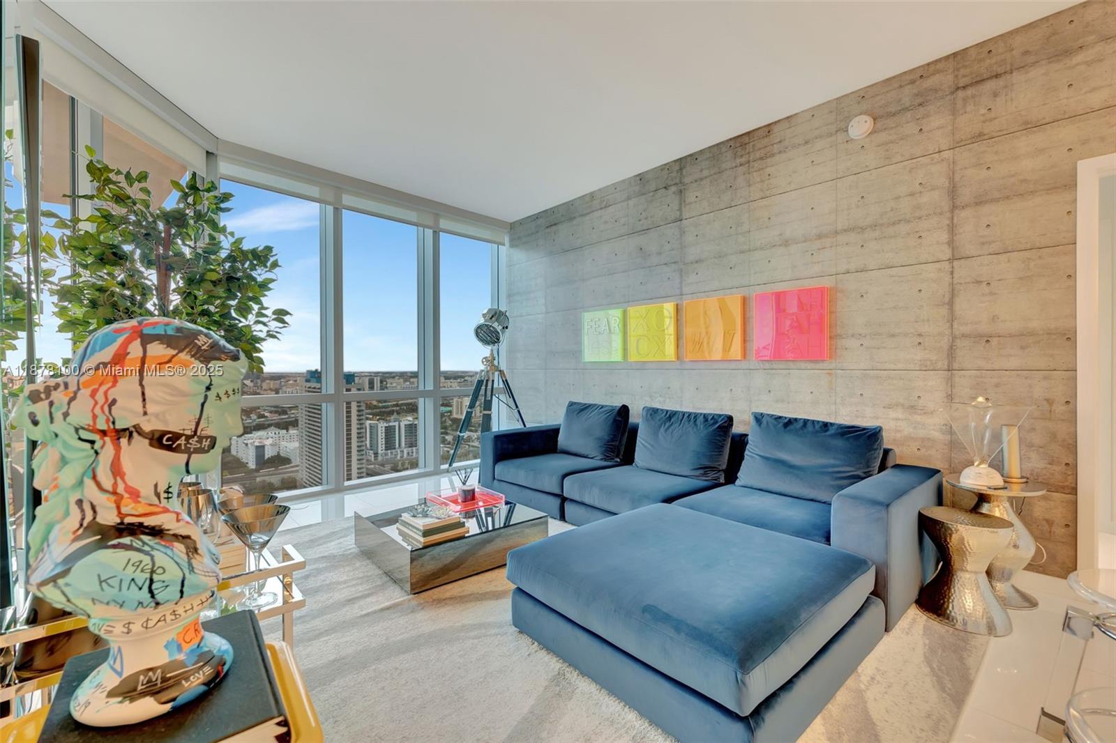 Experience Luxurious urban living at its finest in this exquisite residence located in Paramount World Center, Miami. This professionally fully furnished unit offers the epitome of elegance and convenience with 2 garage spaces. One with complimentary valet. Access your private sanctuary through the exclusive elevator that leads to a private foyer entrance, ensuring utmost privacy and exclusivity. enjoy the views of the Miami Skyline. Indulge in world class lifestyle with an array of 5-Star amenities at your fingertips, with multiple Pools, Spa, basketball Court, Tennis court, Boxing ring, Yoga studio, Gym, Movie theater, Kids Play room and convenience store. Situated near the vibrant Miami design District.