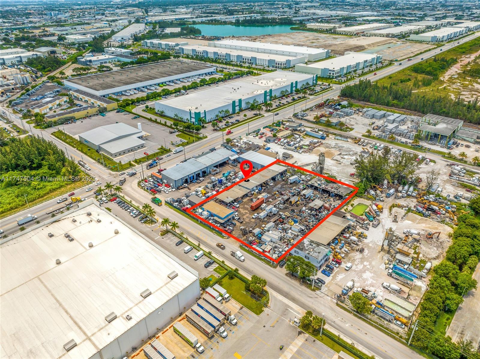 Fausto Commercial is pleased to present an exclusive opportunity to acquire this expansive industrial property which spans over 64,000 square feet of land with over 11,600 SF of structure and holds a prime position at one of the prominent corners within the bustling Town of Medley. Strategically situated between major thoroughfares, including the Florida Turnpike, Palmetto/826, and W Okeechobee Rd, this property benefits from its convenient location within a well-connected transportation network. This accessibility enhances the appeal for businesses seeking to establish a prominent presence in the area.
