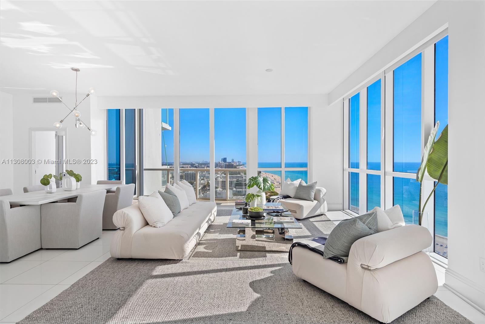 Enjoy Direct ocean views and Resort Living from the most desirable unit in Continuum North tower, a North East Corner with Direct Ocean Views! Spacious 4 bedrooms and 4.5 baths, 4 large terraces, 10 foot ceilings, generous living spaces and kitchen with island. Full Service is an understatement; Beach service, Pool service, Fully operational Restaurant(Breakfast, Lunch, Dinner and Delivery!),Concierge service, 2 pools and 1 lap pool, 3 clay tennis courts and a 20,000 sq.ft. gym and spa. Located in the highly sought after South of Fifth neighborhood, walking distance to South Pointe Park, Miami Beach Marina, the best restaurants and more! *3D Tour Available - Self Park and valet options available.