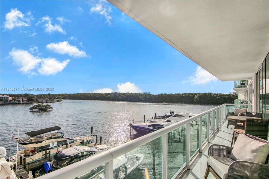 One of a kind condo with a lot of light in the exclsuive 400 Sunny Isles! This 3-Bedroom, 2.5 Bath condo has floor to ceiling windows in every room allowing plenty of light in the unit. Enjoy stunning views of the intracoastal and the Oleta River Park while enjoying the marina vibe from the oversized balcony with access from the living room and the master bedroom. The 400 Sunny Isles offers a marina with wet and dry slips, and resort style amenities including pool, fitness center, tennis court, a restaurant in the building, and more. The building is located only steps from the beach and only a few minutes drive from the best shopping and dinning in the region at the Shops at Bal Harbour and the Aventura Mall. Brand new furniture may be included in this sale!