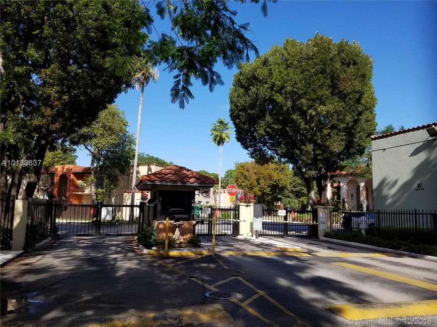 First floor condo unit offers 1 bedroom, 1 bath at Spanish Trace. Gated community with security guard near Miami-Dade Community College. Easy access to the expressways!  Unit features; large master bedroom, spacious walk in closet, dining room, fenced patio and tile throughout. Recreational facilities: three pools, three tennis courts, gym, laundry facility, 1 assigned/guest parking and club house. Within walking distance to restaurants, Publix and shopping center. call Property rented thru 4/30/16.