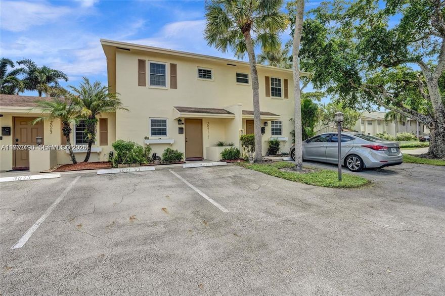 INVESTORS WELCOME TO PALM AIR VILLAGE. THIS FANTASTIC RARELY AVAILABLE LARGEST TOWN HOME 3 BEDROOM AND 1 AND A HALF BATH WITH TILE AND CARPET UPSTAIRS . LOCATED IN DESIRABLE FORT LAUDER DALE !!! FENCED IN BACKYARD . TWO PARKING SPACES RIGHT IN FRONT. YOU CAN RENT FROM THE FIRST DAY YOU BUY.