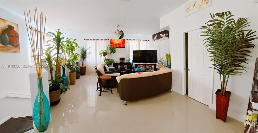 Rare find Fannie Mae-approved townhouse!!  Don’t miss this meticulously maintained and spacious 3-bedroom, 2.5-bathroom multi-level townhome in the highly sought-after Boardwalk at Vizcaya community! This stunning unit boasts an open-concept layout filled with natural light, featuring elegant ceramic tile flooring. The kitchen is equipped with granite countertops, stainless steel appliances, and ample cabinet space. Enjoy peace of mind with a brand-new A/C unit installed in 2024. Includes two assigned parking spaces and 2 guest parking spaces located beside the assigned. Ideally located near major highways, you'll have quick access to top destinations. Just minutes from Pembroke Lakes Mall, Pembroke Gardens, CB Smith Park, and A+ rated schools. This gem won’t last—schedule your showing today!