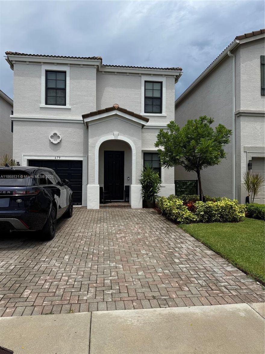 Beautiful 3 bedroom and 2.5 bathrooms home located in the beautiful Aventura Isles gated community. The house has a modern layout, the kitchen includes an island and amazing yard view. Tile flooring in the kitchen, bathroom and laundry room. The home was built in 2013. The Master bedroom includes a finished walking closet and a double sink bathroom with separate shower. The yard is also finished. The house is located near multiple shopping centers, dining, house of worship, and good schools.