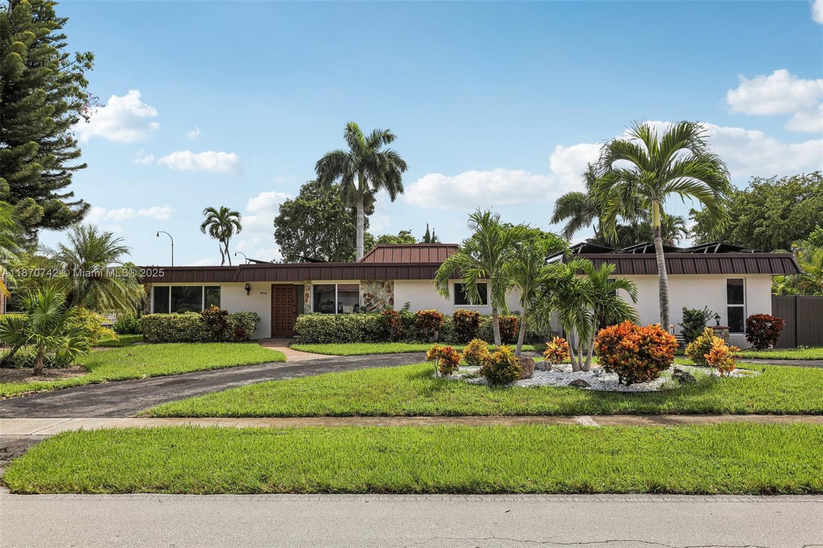 Fully remodeled 4/3 plus den, pool home located in the coveted Plantation Golf Estates community. This spacious home offers 2,536 sq. ft. under air, with an additional 537 sq. ft. in the enclosed Florida room. The garage has been thoughtfully converted into a private in-law suite, ideal for guests or multi-generational living. Inside, you’ll find 3 beautifully updated bathrooms, a new kitchen with stainless steel appliances and white shaker cabinets. Energy-efficient solar panels, impact windows and a recently redone roof add long-term value and peace of mind. Step outside to enjoy a newly refinished pool, while the circular driveway provides parking for up to 8 vehicles, with additional space for a boat. This home is perfect for your family or Air BNB close to downtown, beaches & more.