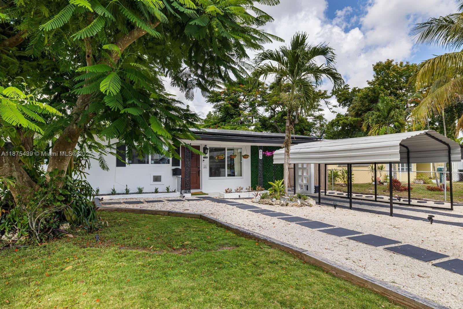 Your New Home in Fort Lauderdale Awaits! Located near Downtown, I-95, and the International Airport, this charming home combines comfort and style. Recently renovated with a new roof, modern kitchen, appliances, washer/dryer, and carport. Enjoy a peaceful family-friendly neighborhood with no HOA, just 15 minutes from the beach. Step into your private fenced backyard with a pool and patio oasis, perfect for relaxing or entertaining. Close to supermarkets, schools, shopping, golf courses, and public transportation. Offering the perfect balance between tranquility and convenience, this home truly has it all. Don’t miss the chance to fall in love with your next home in the heart of Broward!