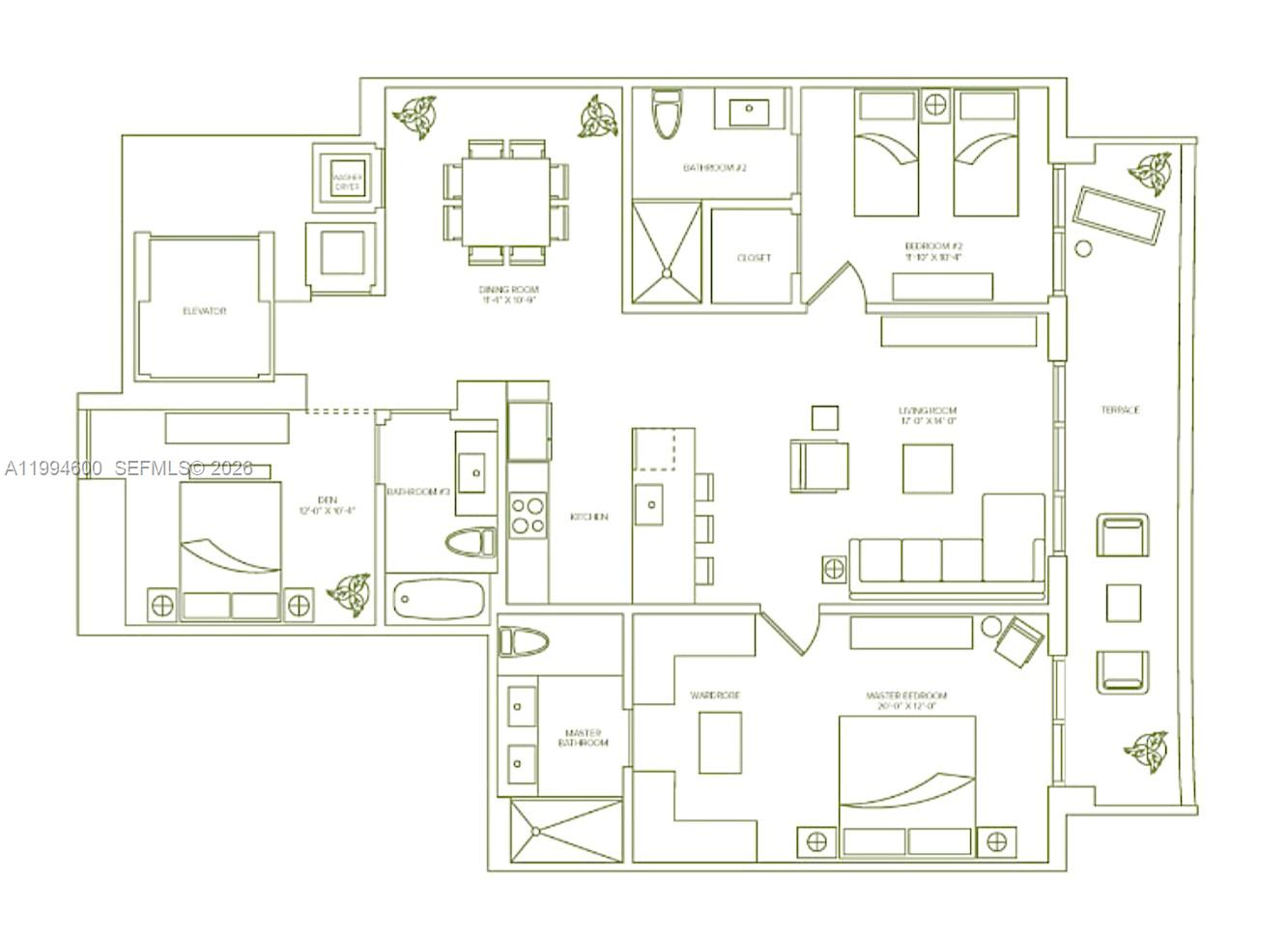 1010 BRICKELL CONDO - Residential Lease