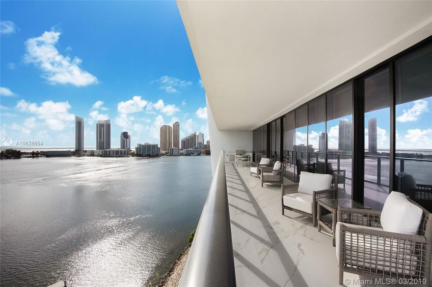 UNIT DRASTICALLY REDUCED. OWNER NEEDS TO SELL. JUST BRING YOUR TOOTHBRUSH. BEST 4 BEDROOM IN THE BUILDING. SOUGHT AFTER NORTH CORNER UNIT, FINISHED AND FURNISHED BY WORLD RENOWN "STEVEN G INTERIORS". PRIVATE ELEVATOR FOYER.FLOOR TO CEILING WINDOWS IN ALL DIRECTIONS WITH AMAZING VIEWS. AMENITIES INCLUDE PRIVATE GATEHOUSE ENTRY, FULL TIME CONCIERGE, GYM/SPA, MARINA, PIER, 2 POOLS, RESTAURANT, WINE CELLAR, CIGAR ROOM, SOCIAL ROOMS, TEENAGE ROOMS, AND MORE. 4 BEDROOMS AND 5 1/2 BATHROOMS. MAID QUARTERS WITH COMPLETE BATHROOM. SUMMER KITCHEN IN TERRACE.