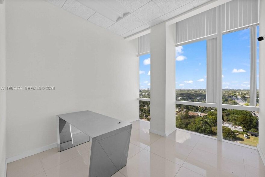 1,067 SQFT  Beacon Tower of Aventura is a modern Class A office building located in the heart of Aventura’s professional and retail corridor along West Dixie Highway. Completed in 2016, the 12-story office tower contains approximately 86,000 square feet of professional office space and features contemporary architecture with floor-to-ceiling glass, abundant natural light, and panoramic city views. The building offers a professional lobby, on-site management, secure 24-hour access, covered parking for tenants and visitors, and rooftop terrace and lounge areas designed for meetings and networking. Strategically positioned across from Aventura Mall and near the Aventura Brightline station, the property provides immediate access to major transportation routes including Biscayne Boulevard (US-1) and Interstate 95, while also being minutes from Sunny Isles Beach, major hospitals, restaurants, hotels, and surrounding residential communities—making it an ideal location for attorneys, financial services, medical professionals, and other corporate users seeking a prestigious Aventura business address.