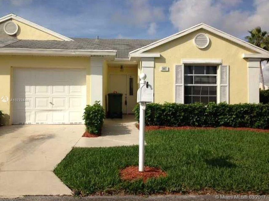 BEAUTIFUL SINGLE FAMILY HOME IN DESIRED GATED COMMUNITY IN NORTH GATE IN KEYS GATE. 2 BEDROOM 2 BATH HOME WITH 1 CAR GARAGE. TILED THROUGHOUT AND REMODELING IN 2014. 24 HOUR MANNED SECURITY GUARD, COMMUNITY POOL, CLUBHOUSE, BASIC CABLE, INTERNET AND ALARM MONITORING INCLUDED. CLOSE TO SCHOOLS, RESTAURANTS, SHOPPING AND EXPRESSWAY. CURRENTLY RENTED FOR $1,300.00 PER MONTH THROUGH JUNE 30TH, 2017.