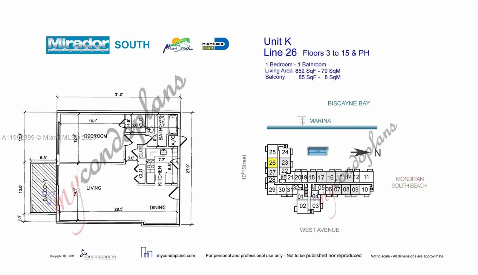 MIRADOR 1000 CONDO - Residential Lease