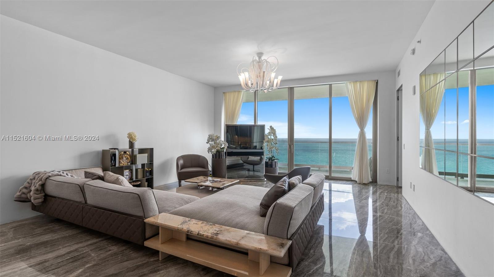Property for Sale at 18975 Collins Ave 2901, Sunny Isles Beach, Miami-Dade County, Florida - Bedrooms: 3 
Bathrooms: 6  - $4,550,000