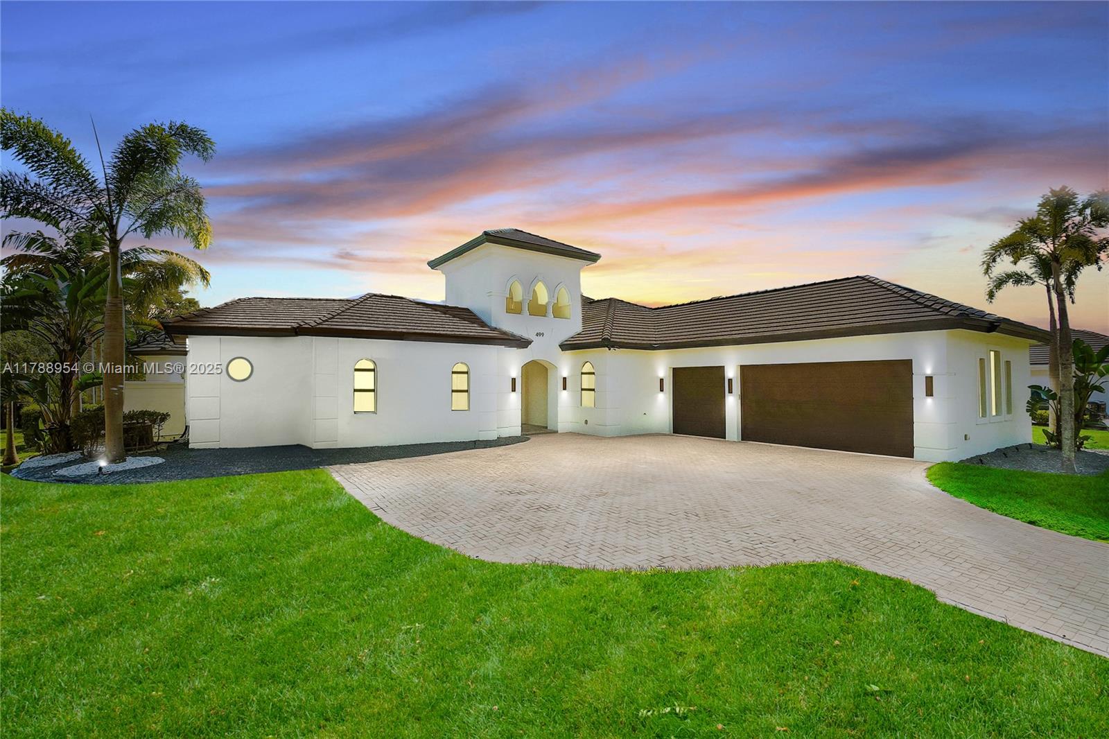 $50,000 Price Reduction! Don’t Miss Out on This Incredible Opportunity! This modern estate in Cobblestone’s exclusive gated golf community has been fully updated to 2025 luxury standards with designer details. Enjoy a private courtyard pool, summer kitchen, and a detached guest cabana with full kitchen and bath—ideal for visitors, extended family, or a private office. Inside, the custom kitchen showcases Taj Mahal quartz countertops, premium appliances, and elegant touches throughout. The spacious master suite offers dual walk-in closets, a spa-style bath, and peaceful views. Soaring ceilings, stylish lighting, and sleek flooring complete the home. Experience luxury, privacy, and modern elegance in one of Palm City’s most prestigious neighborhoods. This is a rare opportunity—act fast!