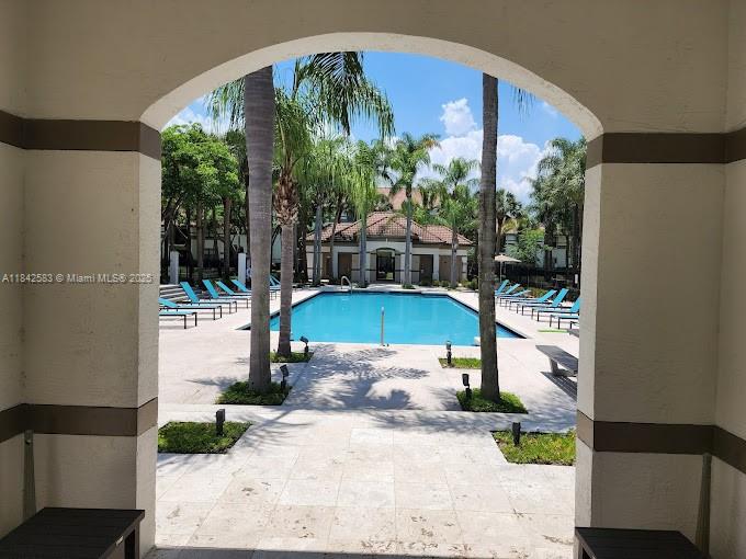 Beautiful Updated 2/2! This stunning unit features newer appliances, wood flooring, first floor with a very nice patio, and full-size washer/dryer. Enjoy living in a family-friendly community with a pool, gym, tennis courts, and more. Perfectly situated in a great location near I-95, restaurants, and shopping. Only unit 2/2 for rent in great Hollywood Part. don't' wait! It will not last!