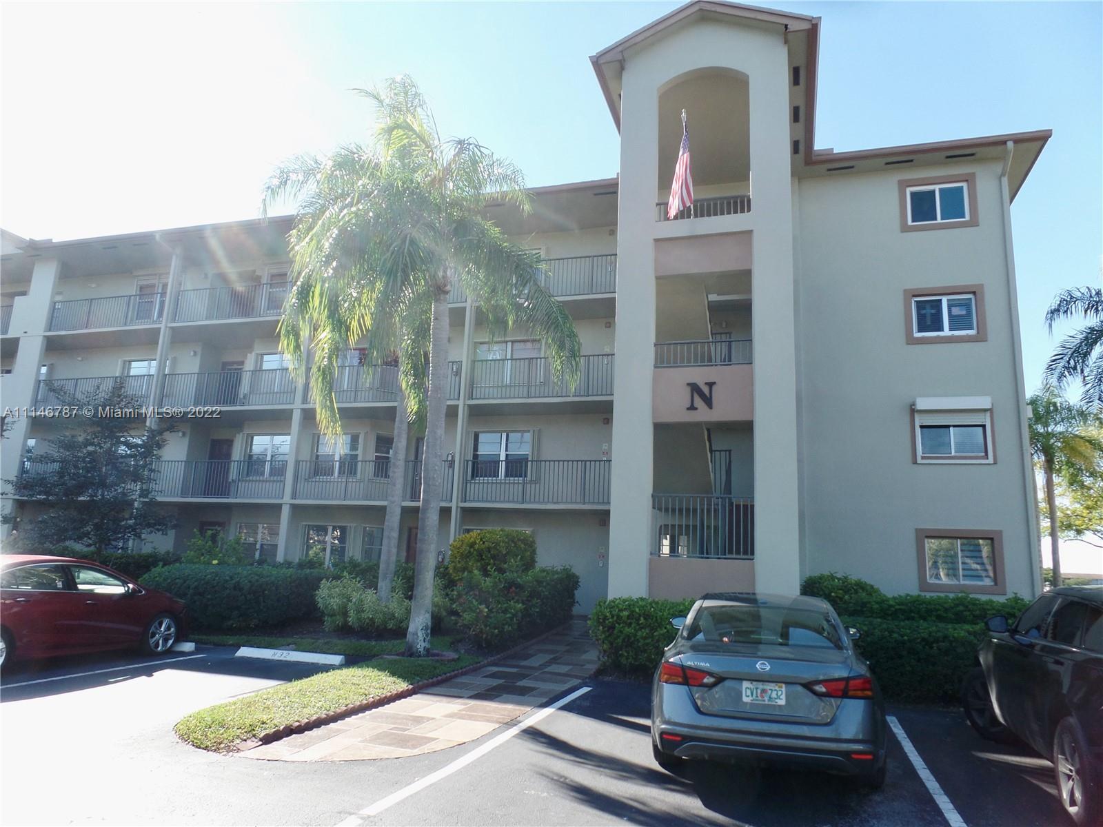 IF YOU WANT SPACE AND VIEWS IN CENTURY VILLAGE THIS IS THE ONE! OVER 1200 SQUARE FEET OVERLOOKING THE COMMUNITY'S LARGEST LAKE WITH GREAT SUNSET VIEWS. ACCORDION HURRICANE SHUTTERS. CONDO FEATURES BREAKFAST NOOK, SPACIOUS GALLEY STYLE KITCHEN, LARGE DINING AND FAMILY ROOM AREA. LONG SCREENED-IN BALCONY OVERLOOKS THE LAKE. LARGE MAIN BEDROOM FITS A KING SIZE BED AND PLENTY OF FURNITURE, LARGE WALK-IN CLOSET AND LINEN CLOSET INSIDE. MAIN BATHROOM HAS WALK-IN SHOWER. SPLIT FLOOR PLAN ALLOWS FOR PRIVACY FROM THE SECOND BEDROOM AND SECOND BATHROOM. WASHER & DRYER INSIDE THE UNIT. GREAT PRICE FOR A WIDE LAKE VIEW IN CENTURY VILLAGE. ENJOY THE SUPERIOR AMENITIES OF CENTURY VILLAGE WHICH INCLUDE GRAND CLUBHOUSE WITH GYM, INDOOR & OUTDOOR POOL, SPORTS, PLANNED ACTIVITIES & PERFORMANCES.