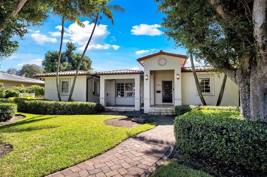 Beautifully maintained 3-bedroom, 3-bath home located on the desirable east side of Miami Shores, featuring a spacious layout with an eat-in kitchen, formal living room, dining room, and comfortable family room ideal for everyday living and entertaining. The primary suite is generously sized with a large walk-in closet and an expansive en-suite bathroom. Additional features include central A/C, hurricane impact windows, an attached one-car garage, and a quiet, tree-lined street location. Enjoy outdoor living with a private yard offering a pool and spa, along with a covered patio and outdoor kitchen—perfect for relaxing or hosting. Pool and yard maintenance are included in the rent. Property is currently tenant-occupied through June 15, 2026.