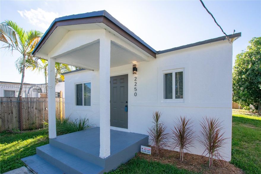 Beautifully Remodeled 3-Bedroom, 2-Bath Home in Miami! Step into this spacious and stylish single-family home,
thoughtfully renovated to offer modern comfort and charm. The open layout provides the perfect setting for family
gatherings, with a generous living area and a large backyard ideal for outdoor entertaining or gardening. The wellappointed kitchen features updated appliances and ample space for both everyday meals and special occasions.
Nestled in a vibrant Miami neighborhood, this home is conveniently located near shopping, dining, and public
transportation. Don’t miss your chance to own this move-in-ready gem!