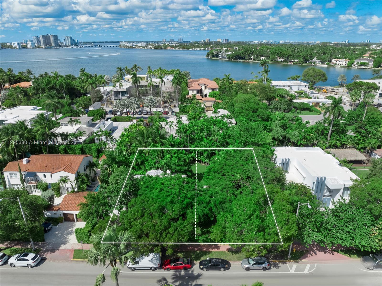 Double buildable lot, 14,788-SF located on Alton Rd - the street adjacent to the most expensive address in Miami Beach, North Bay Road, and right across La Gorce Country Club. Build a beautiful, brand-new home on this oversized lot or split the lot into two buildable lots, each with 7,393-SF of land. At the asking price, each lot comes to $1.6M, which is the lowest priced available land for sale in all Miami Beach. This is a prime location, next to a golf course, a park, several blocks to the beach, and minutes to South Beach and the Design District of Miami. Currently, there is a tear-down home on the lot.