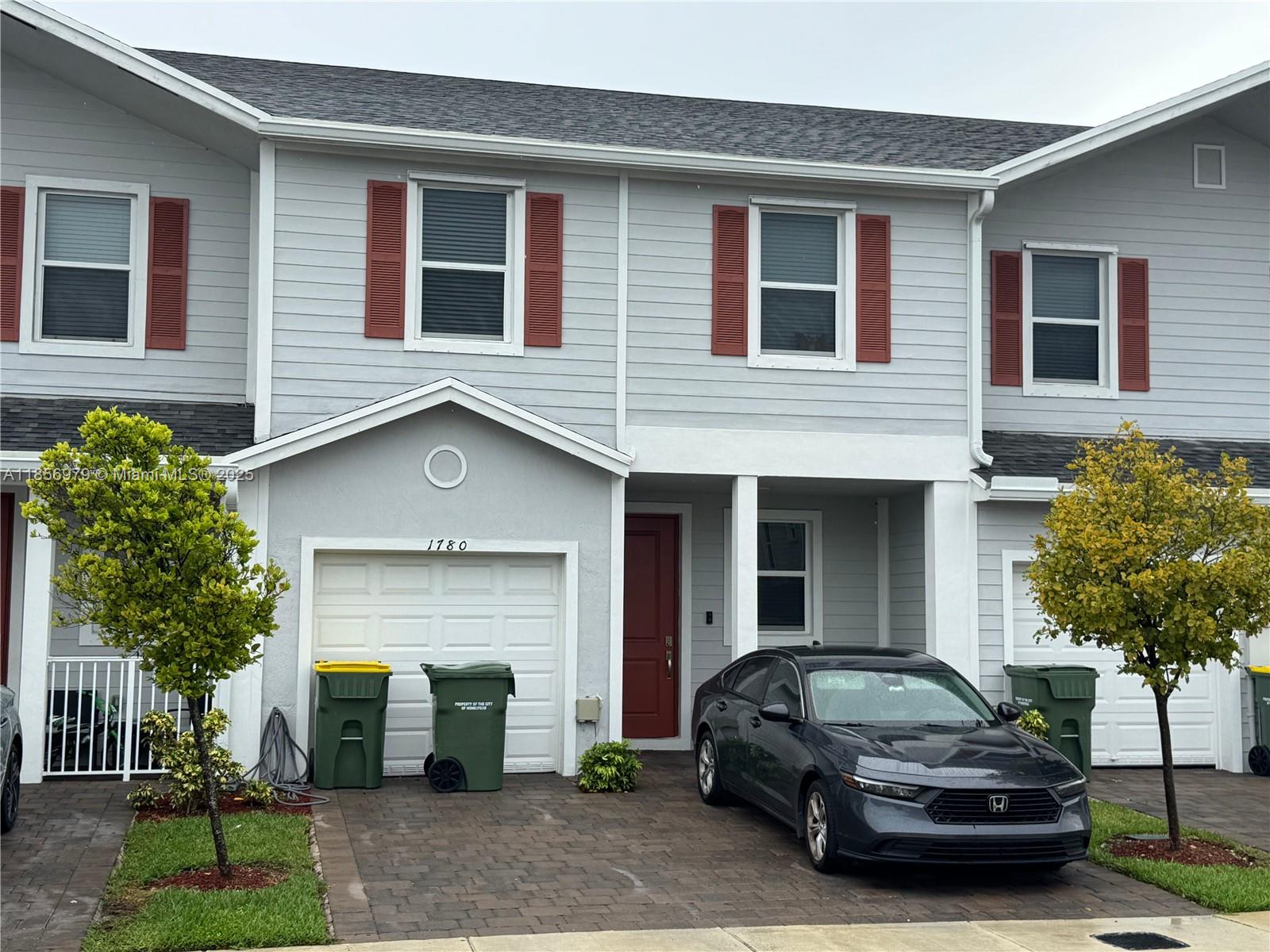 Only 1st month's rent and 1 month's deposit. Modern 2022 Townhouse in Prime Location. 3 Bedrooms | 2.5 Bathrooms | 1-Car Garage + 2 Outdoor Parking Spaces. This stunning unit is one of the largest in the community, featuring a backyard facing a nature preserve for added privacy and tranquility. The master bedroom includes a private balcony, and the home is filled with natural light thanks to its many windows. Unbeatable Location. Community amenities include a swimming pool to enjoy year-round. Tenant is responsible for all utilities. Showings available from September 1st
