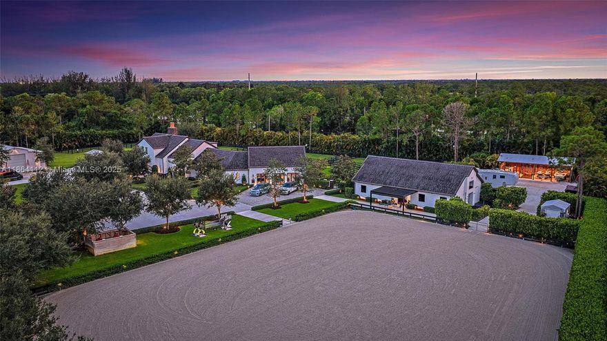 This completely reimagined estate combines timeless charm with modern luxury on 5 private acres in Palm Beach Gardens' coveted equestrian community of Caloosa. Designed as a full retreat, it offers open, sun-filled living spaces and resort quality amenities inside and out.

Walls of windows frame the flowing layout, connecting the designer kitchen, dining area, and inviting living spaces. The primary suite features a morning bar, custom wardrobe closets, and a spa-style bath. Multiple guest suites and a luxury in-home cinema provide space for everyone to unwind.

A fully automated Control4 smart home system with Josh AI manages lighting, climate, entertainment, and security, delivering convenience to match the estate's beauty. Every detail has already been thought through - even