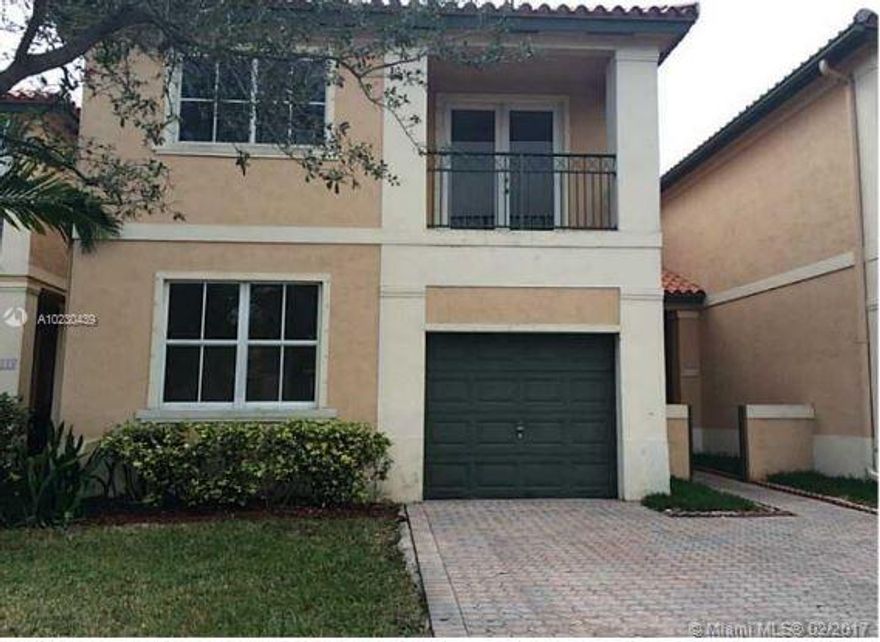 Large 4 bedroom, 3 bathroom town-home in the exclusive Miami Lakes Community of Anchorage. Plenty of living space with high ceilings throughout each and every room. Master Bedroom is delightful with over-sized closets and a huge master bathroom complete with roman tub and double sinks. Private patio with utility room for extra storage!
Won't Last!