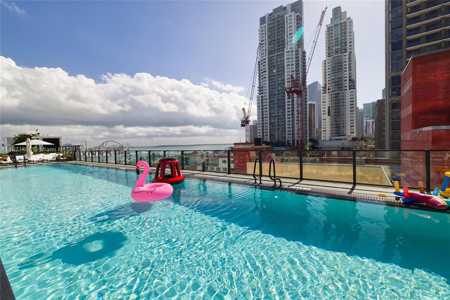 Located in the Heart of Downtown Miami, this exceptional Studio at THE ELSER Hotel & Residences is a rare investment opportunity, ideal for short-term rentals managed through Airbnb, VRBO, or directly by the hotel. Fully furnished and beautifully appointed, this unit features a king-size bed, pull-out couch, and a fully equipped kitchen, washer & dryer inside the unit. Enjoy breathtaking panoramic views of Biscayne Bay, a rooftop pool with a poolside bar and restaurant, a two-story gym, and valet parking. Just steps from Bayside Marketplace, Port of Miami, this location truly has it all! Don’t miss out on this premier property in Miami’s luxury market.