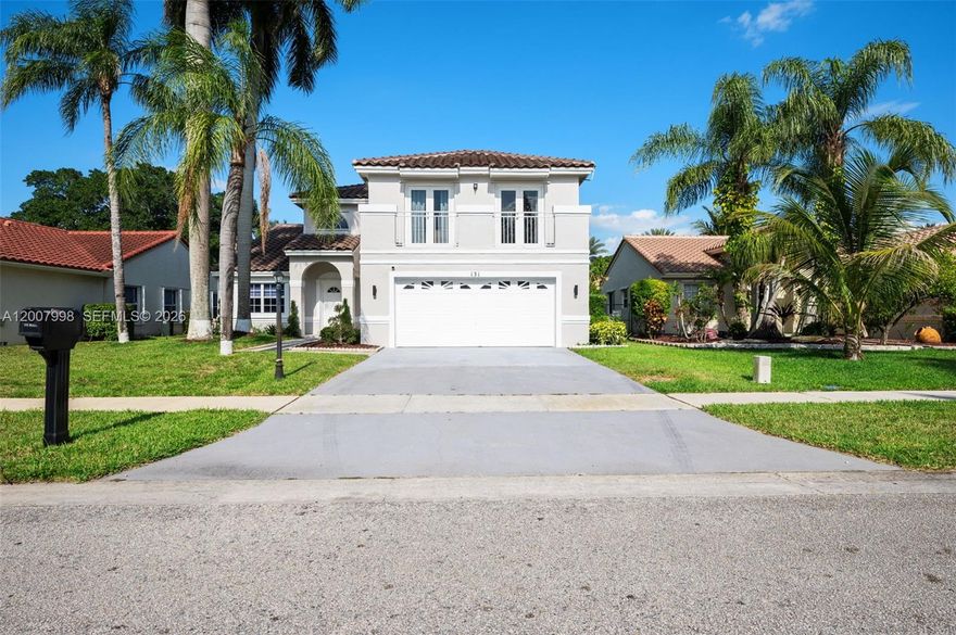 Sophisticated and fully renovated 4-bedroom, 2.5-bathroom two-story HOME nestled in the highly desirable West Pembroke Pines community. This exceptional home offers a luxurious FIRST FLOOR PRIMARY SUITE complemented by a beautifully renovated spa-inspired bathroom, creating a private retreat designed for comfort and elegance. A stylishly updated half bath is also conveniently located on the main level for guests. As you enter, you are welcomed by sleek, fully updated flooring and a thoughtfully reimagined kitchen featuring modern cabinetry, upgraded counter top and all new appliances—perfectly suited for both elevated everyday living and easy entertaining.
Upstairs, you’ll find three spacious bedrooms and a well-appointed full bathroom, offering an ideal layout for family living or accommodating guests with ease.
Other major improvements are a newer 3 YEAR OLD ROOF AND A HIGH EFFICIENCY SOLAR SYSTEM that delivers substantial energy savings—keeping the average monthly electric bill at approximately $40. This powerful combination of sustainability and cost efficiency adds long-term value and peace of mind. A/C 2020.  Water Heater 2016. Step outside to your own private retreat, complete with a sparkling pool ideal for relaxing afternoons or hosting memorable gatherings year-round. Ideally positioned near top-rated A schools, premier shopping, dining, this residence offers a blend of luxury and an exceptional opportunity in one of Pembroke Pines’ most sought-after locations.