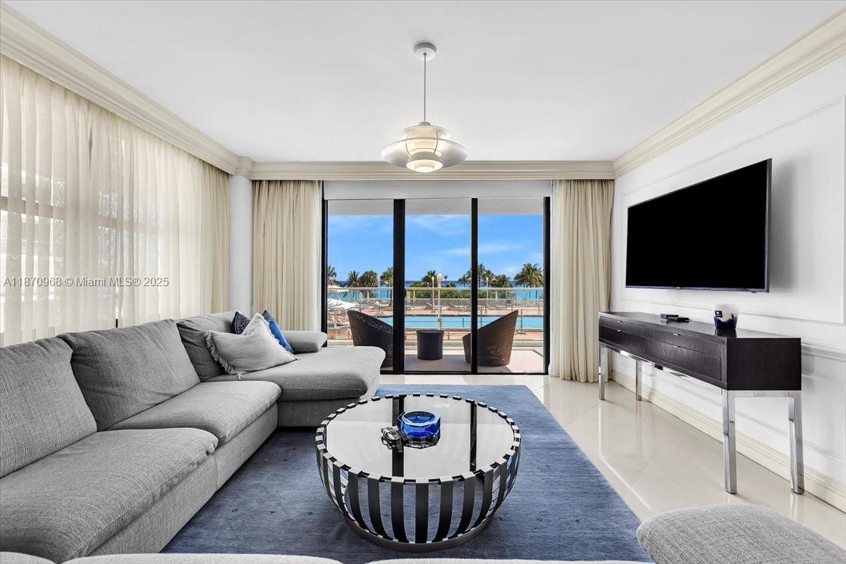 Fall in love with this Oceanfront Corner w DIRECT breathtaking views of the ocean & pool. Spacious wrap around balcony with brand new all glass enclosure. This residence is completely renovated offering 3beds/3Baths + washer/dryer inside the apartment. Almost 2000Sqft of fabulous living space. The Balmoral is renowned for its impeccable 5 star services such as beach & pool attendants, Valet parking, bellman, fitness center, 24hr security, totally new tennis courts; The Building is undergoing renovations & some amenities may not be available at this time. Exquisite address located directly across the Bal Harbour Shops, walking distance to The Harding district & houses of worship with a variety of great restaurants and fabulous shopping. Explore the luxury of living Bal Harbour at its best.