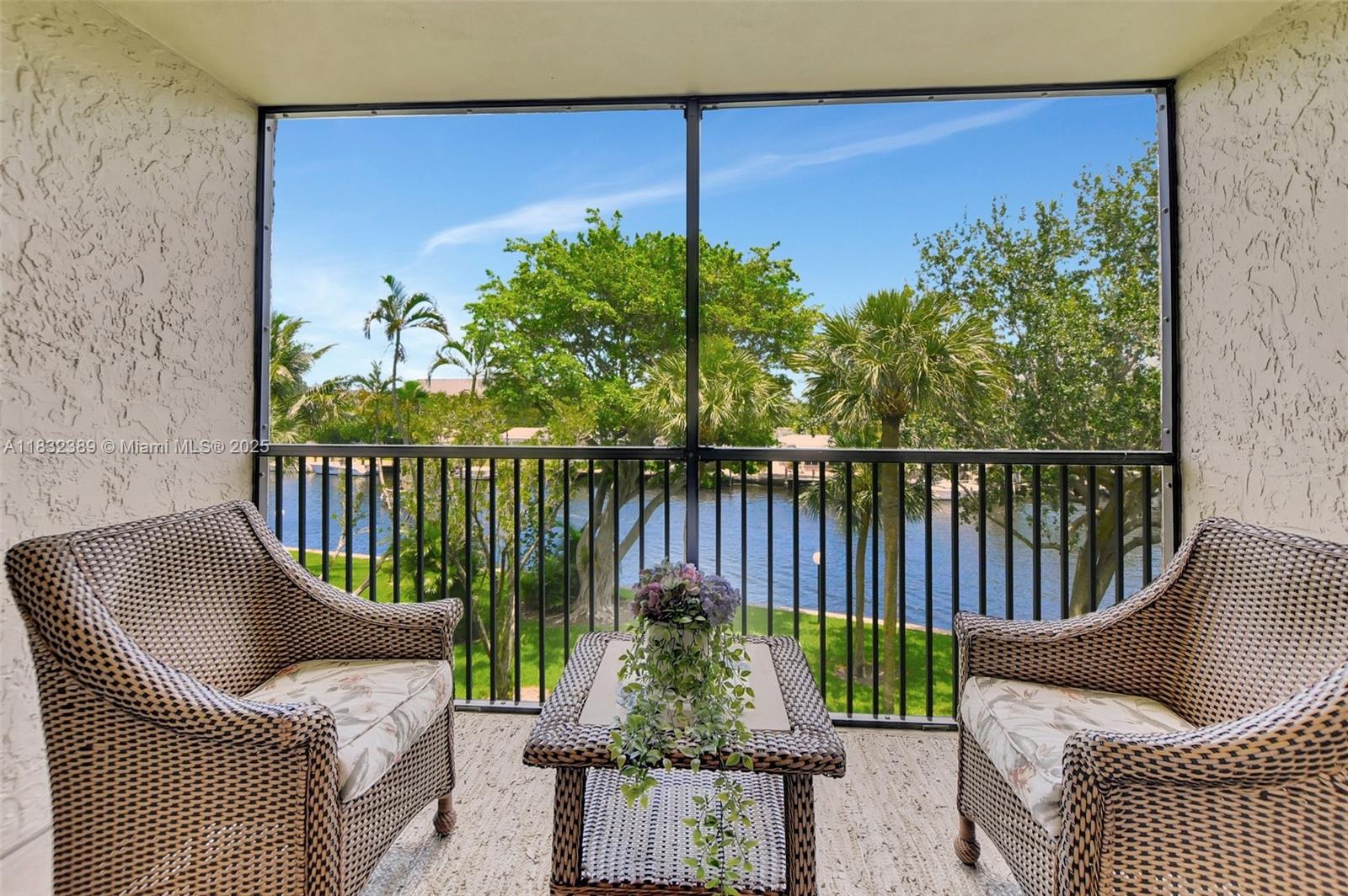 Don’t miss the chance to enjoy your winter in this coveted Boca Raton retreat nestled in Boca Bayou’s gated boating community, where location is prime! Set in prestigious Southeast Boca, this stylishly furnished and fully equipped 2-bedroom condo offers direct water views. Just 1.5 miles from the beach, 5 minutes to Mizner Park’s shops, 3 minutes to Publix and Fresh Market, and 15 minutes to Town Center. A spacious balcony overlooks the Hillsboro River — perfect for sipping your morning coffee in the warm sunshine while watching boats go by. Resort-style amenities include 5 saltwater heated pools, lighted tennis courts, a putting green, a newly renovated gym, and a brand-new clubhouse. Available as a vacation rental for 4 months starting January 1, 2026. No pets allowed.
