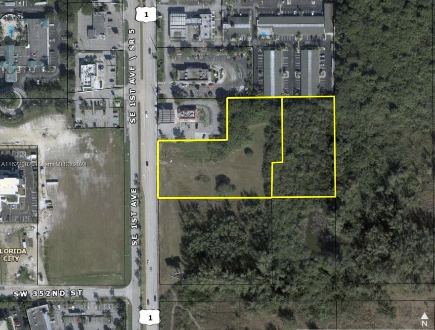 Vacant land available for development in emerging Florida City! 4.09 Acres Great location and strategic advantage as its right on US-1. Zoned light industrial. Opposite to multiple hotel franchises such as Holiday Inn and Best Western and adjacent to Exxon and Racetrac. Versatile uses allowed based on current permitted uses.