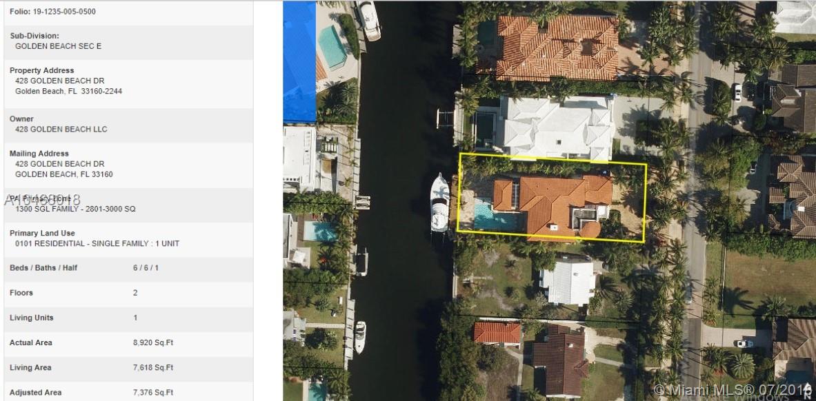 GOLDEN BEACH SEC E - Residential